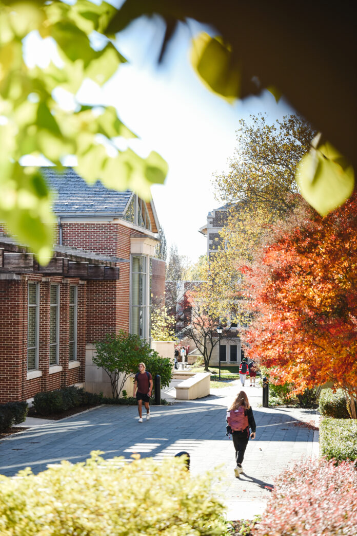 A beautiful fall day on campus. Photo Credit to Muhlenberg's Zenfolio.